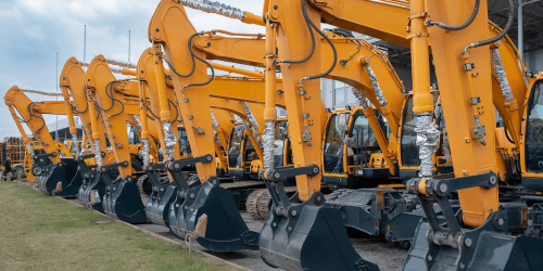 Engin de chantier à vendre , machines et pièces. Location longue durée engins TP (LLD)